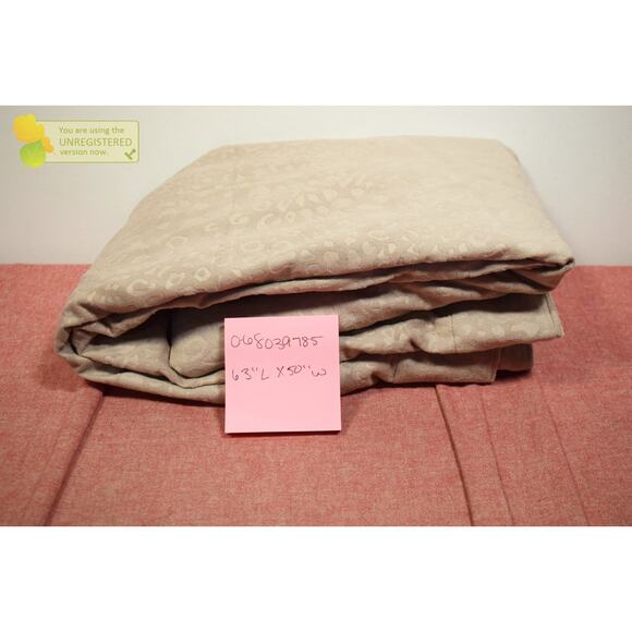 Threshold Blackout Embossed Velvet Rod Pocket 50x63" Curtain Panel* - Picture 5 of 5